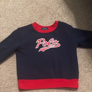 Polo by Ralph Lauren Kids Sweatshirt in Navy and Red